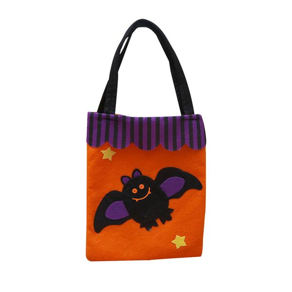 Halloween Trick or Treat Bags Witch Pumpkin Goody Candy Handbags Tote Bags Non Woven Gift Wrapping Present Wraps Party Decoration Supplies W