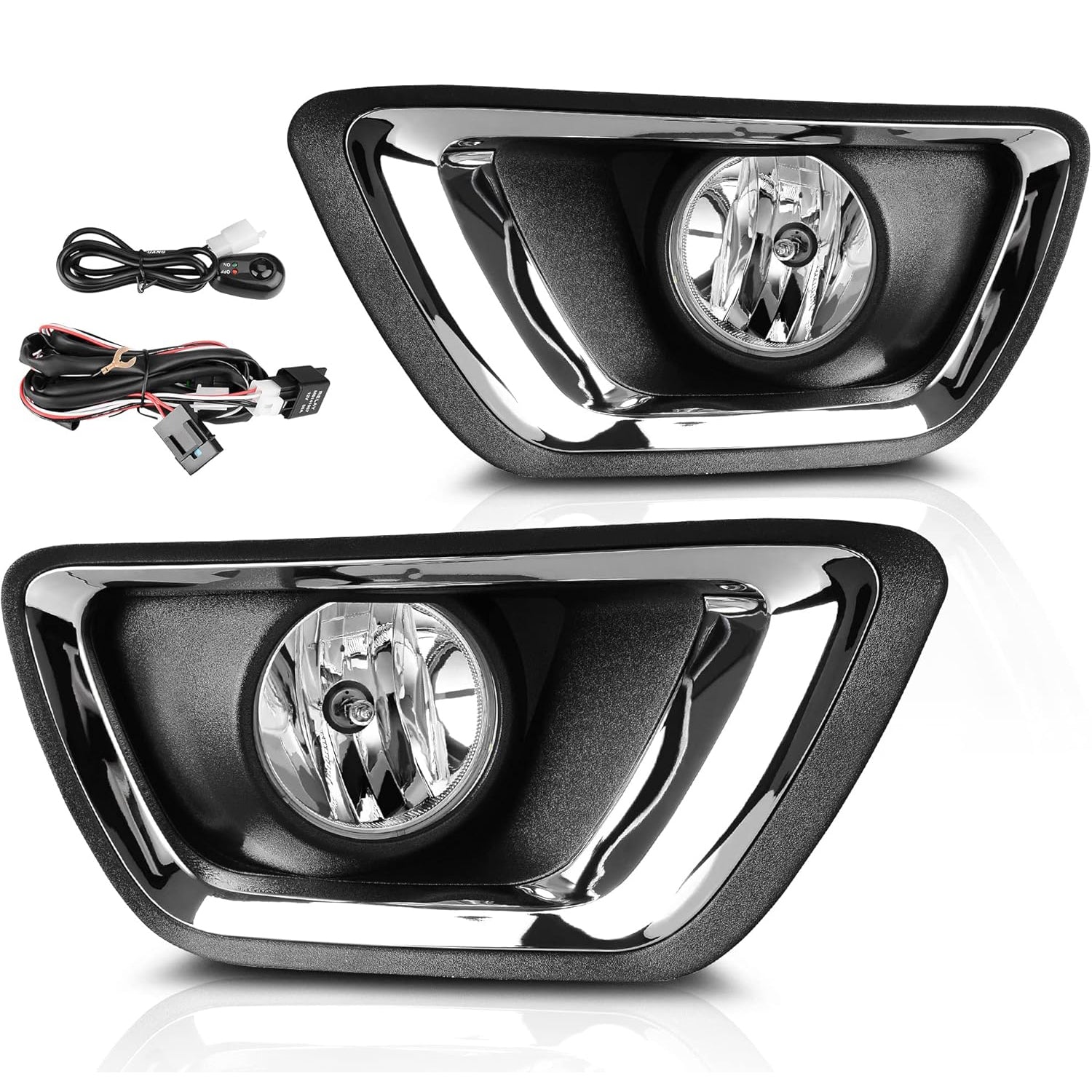 YITAMOTOR Fog Lights for 15-20 Chevy Colorado w- Bulbs Wiring Harness & Switch