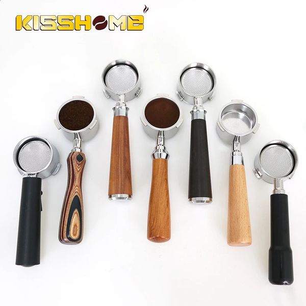 Coffee Bottomless Portafilter 51mm For Homix H11 Oster Cecotec Hibrew Replacement Filter Basket Espresso Machine Accessories 240802