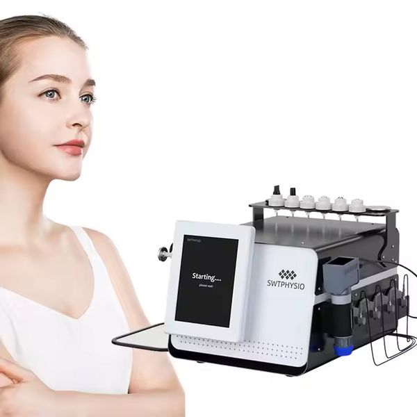 4 in 1 Shock Wave ED Therapy Machine 448KHz rf Diathermy CET RET Physical Therapy For Skin Tightening Body Slimming Shaping Beauty Equipment