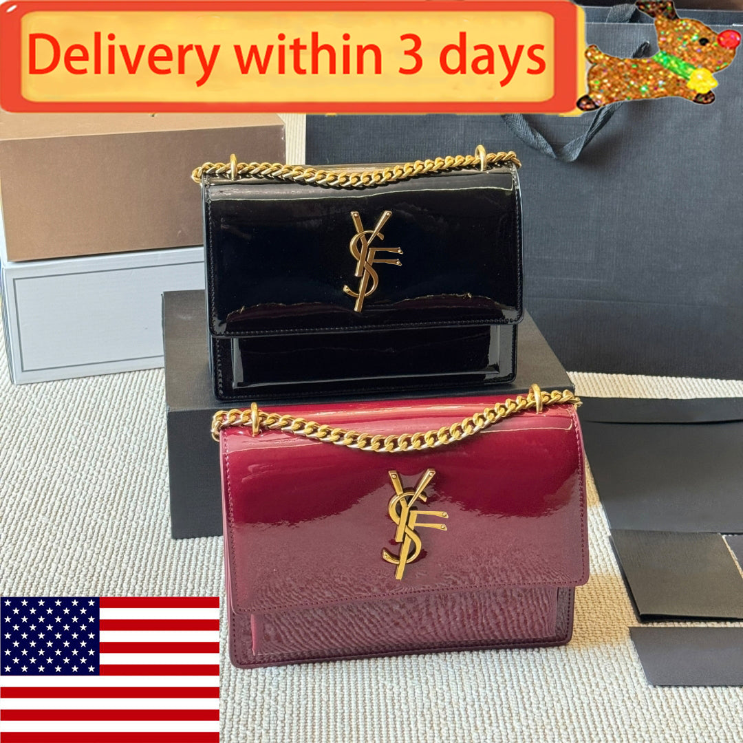 Designer Bag Shoulder Bag Wallet Handbag Cassandre Matelasse Luxury bag Smooth Sunset Bag Women Purse Fashion Crossbody Envelope Mini bag High Quali