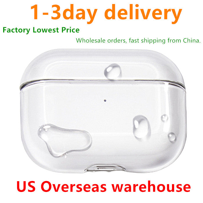 USA Stock delivery for airpods pro 3 2 2nd Generation airpods 4 3 Headphone Accessories Solid Silicone Protective Earphone Cover case pro max Wirele