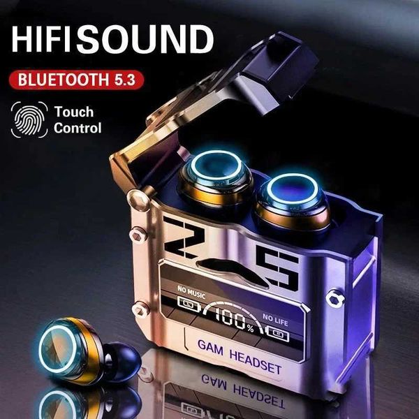 Novo chegada TWS M25 BT EARENHONES DE GAMES sem fio Touch Esportes eletrônicos Ear fones de ouvido à prova d'água de alta definição em fones