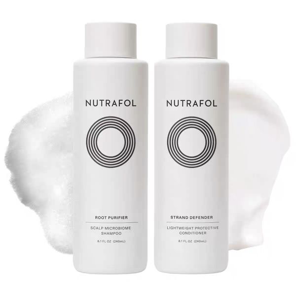 NUTRAFOL 240ml ROOT PURIFIER Scalp Microbiome Shampoo STRAND DEFENDER Lightweight Protective Conditioner Free Shipping
