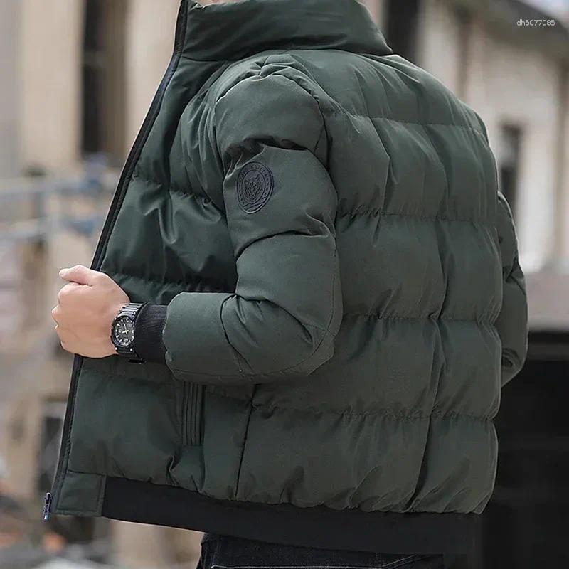 Men&#039;s Jackets Cotton Warm Jacket - 2025 Winter Fashion Trend Short Thick And Casual Trench Coa