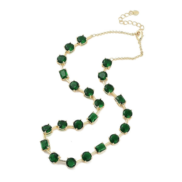 Collares de latón chapado en rack