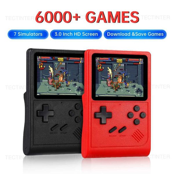 GB300 Portable Handheld Game Player 3.0 inch SnTV Video Game Console AV Output Retro Game Console Built-in 8G 6000+ Games Z241030