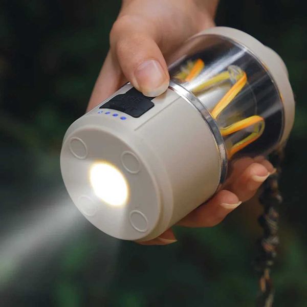 New Arrival Retro portable cam light Retro cam light Rechargeable pendant light Tent light used for outdoor fishing and lighting Z241121