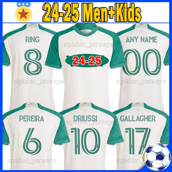 2024 2025 AuStIn FC soccer jerseys 24 25 Home Fans Player Version football shirts PEREIRA RING DRIUSSI GALLAGHER Men Kids Kits socks full Se