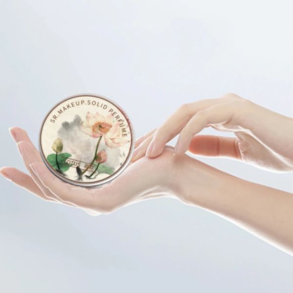 Women Solid Perfume Portable Solid Balm Long-lasting Fragrances Fresh and Elegant Female Solid Perfumes Body Aroma Gifts