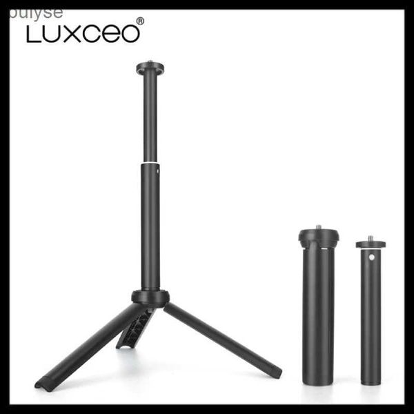 Tripods LUXCEO 1pc Mini Tripod Portable Photography Phone Stand Adjustable Video Camera Travel Self Shooting Rod Tripod L03-L06