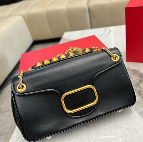 Famous Designer Handbag Square Fat V Punk Willow Intertwined Chain Newset Classical Large Capacity Shoulder Quilted Messenger Chain Wallets