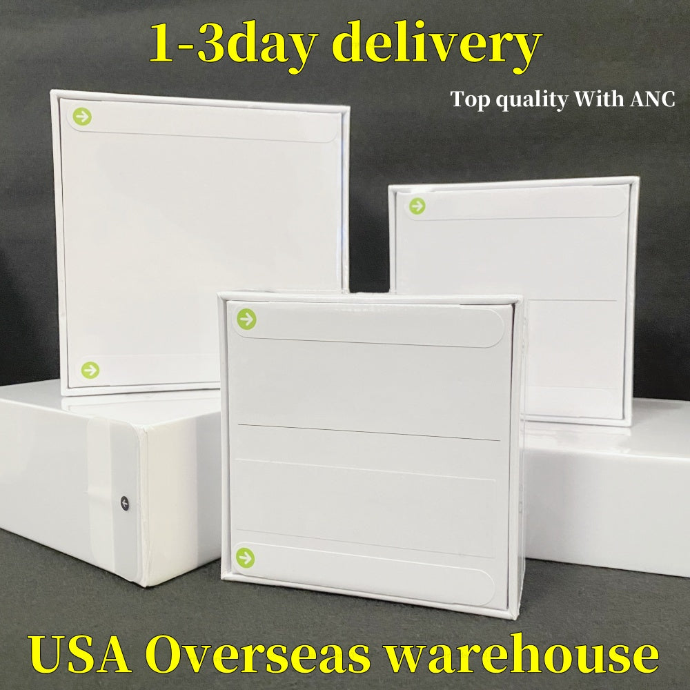 USA Stock For Apple Airpods Pro 2 3 3nd Airpodspro Airpod 4 Pros Headphone Accessories Solid Silicone Protective Earphone Case Wireless Charging Sho