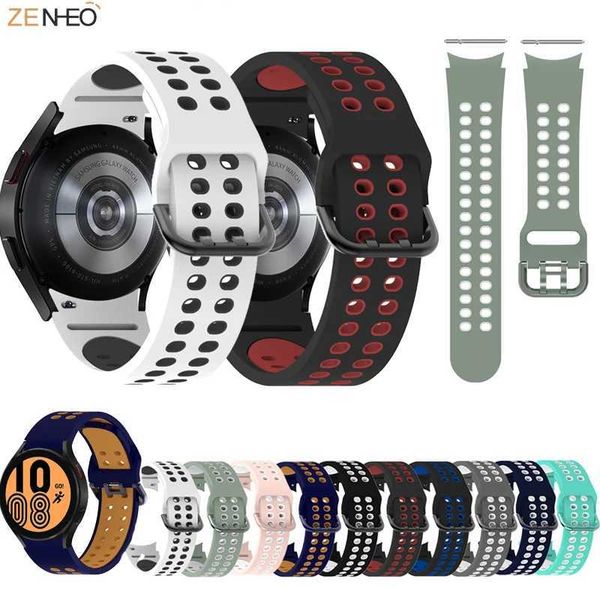 Hot Sale Suitable for Galaxy Wah 4 Classic 46mm 42mm belt-Wah 4 44mm 40mm replacement Wahbands new 20mm curved end silicone tape T241115