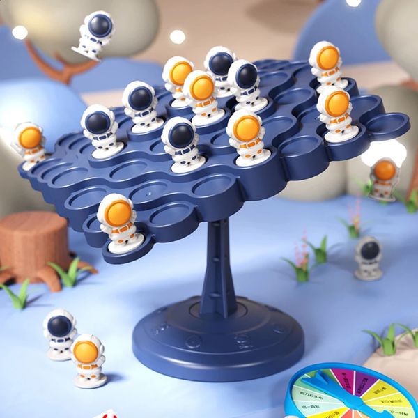 Kids Astronauts Balance Tree Game Parentchild Interactive Funny Table Baby Educational Toy Party Montessori Board 250116