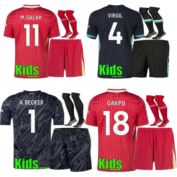 24-25 soccer jerseys 2024 2025 Camiseta men kids kit short sleeve football shirts maillot de foot home red away third fans version player un