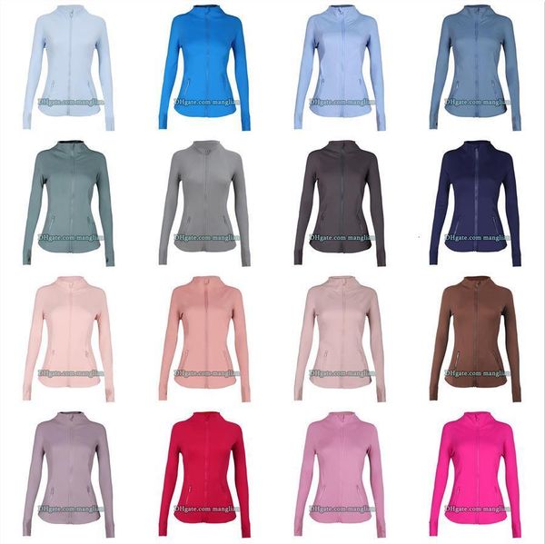 Women Yoga Wear Sports Jacket with Line Design Quick-Dry Yoga Activewear Top Fitness Sweatshirt for Workout and Gym Stylish Solid Color Coat