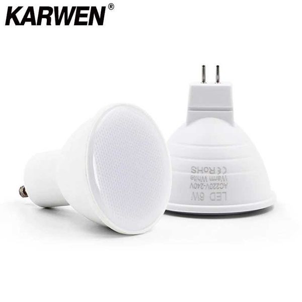 KARWEN Bombillas LED light bulb GU10 MR16 3W 6W LED spotlight 220V LED tube light LED light bulb for living room use CL240826