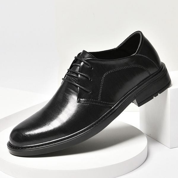 Classic Casual Leather Men&#039;s Comfortable Oxfords Formal Upscale Adulto Shoes Man Lace Up Business Office Retro Elegantes Shoes