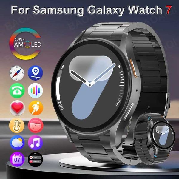Fashion Galaxy Watch 7 tra smartwatch GPS motion trajectory AMOLED Sn high-definition call fitness tracker speed smartwatch Y241114