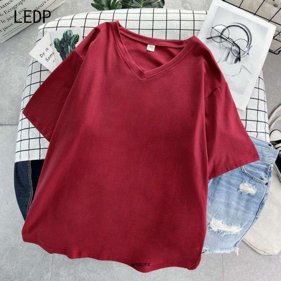 232791 Constellation Totem Embroidery Large Size Women&#039;s T-shirt Luminous Yarn Decoration Cotton Fabric Spring and Autumn Outerwear Personalize