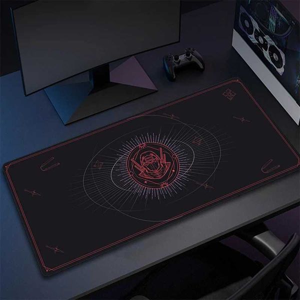 Computer Mouse Pad XXL Game Professional Non-Slip Mouse Mat Japanese Ninjia Large Mousepad Gamer Keyboard Pad Rubber Desk Mat Y240821