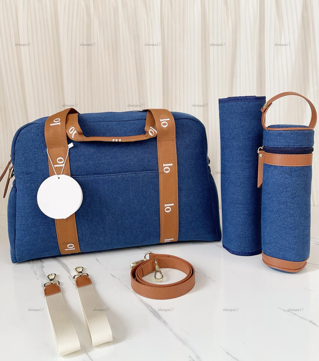 Top baby Diaper bags Letter printing kids Nappy Stacker baby product set Multiple options toddler bag A404X11N192