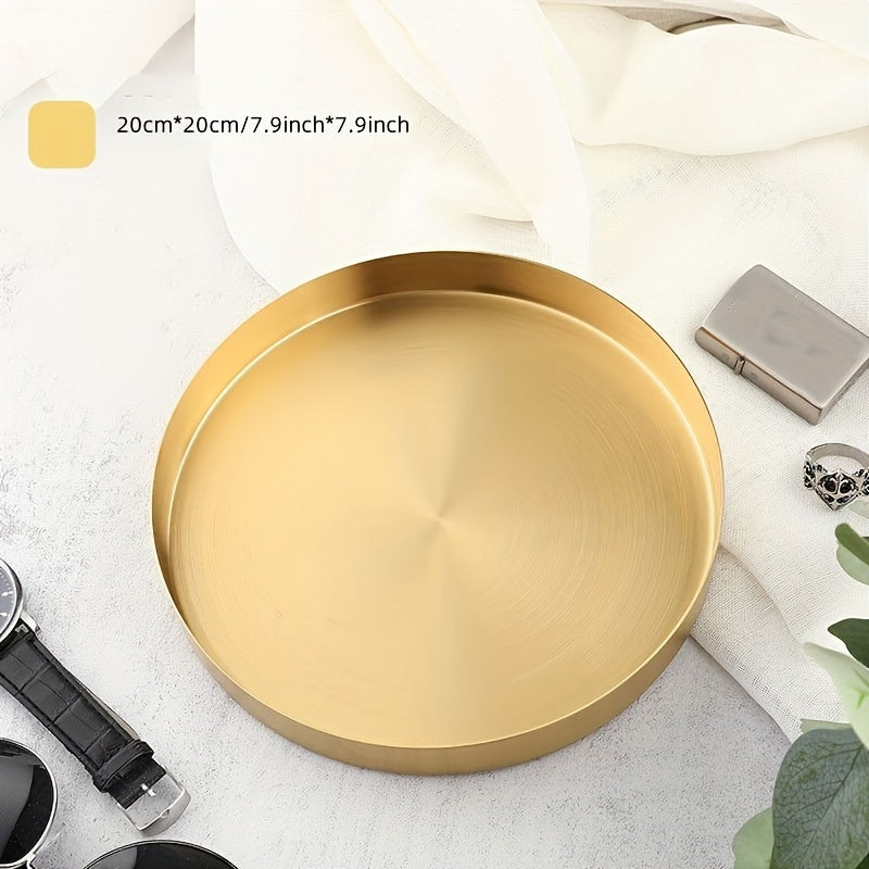 TEMU 1pc Round Metal , Desktop , Cup