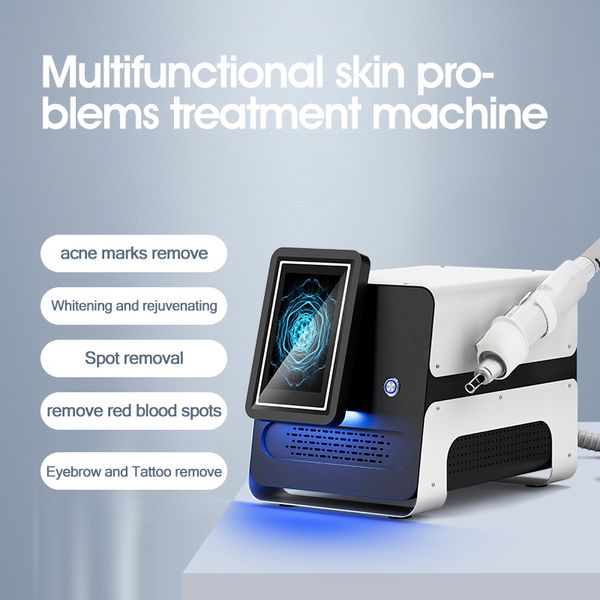 Máquina portátil Picossegund Machine Tatuagem Profissional Remoção sobrancelha Lavagem Anti-Pigmamento Pele Beauty Picolaser Posição Infrave