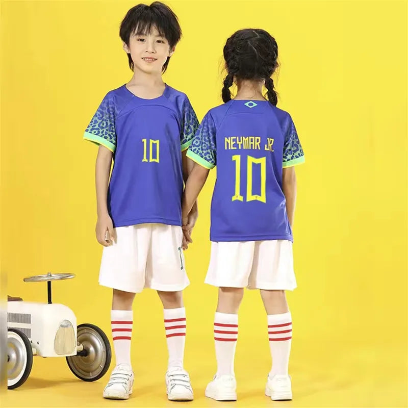 Fans Player Version Argentina Soccer Jerseys Child Kids Kit Men Women Football Shirt Childrens Summer Clothing Sets Breathable Soccer Kit dhgate