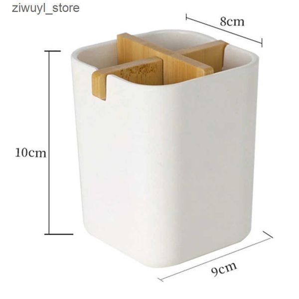 Toothbrush Holders Full bamboo toothbrush holder natural and environmentally friendly toothbrush Katie bathroom antibacterial toothbrush can