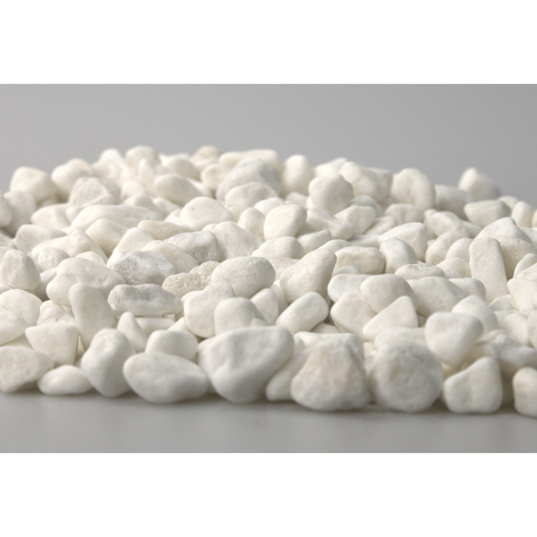 TEMU 30lbs White Outdoor Decorative Stones, Garden Landscaping, Flower Bed, Fish Tank, Plants Vases Succulent, Pebble Stones For Aquariums