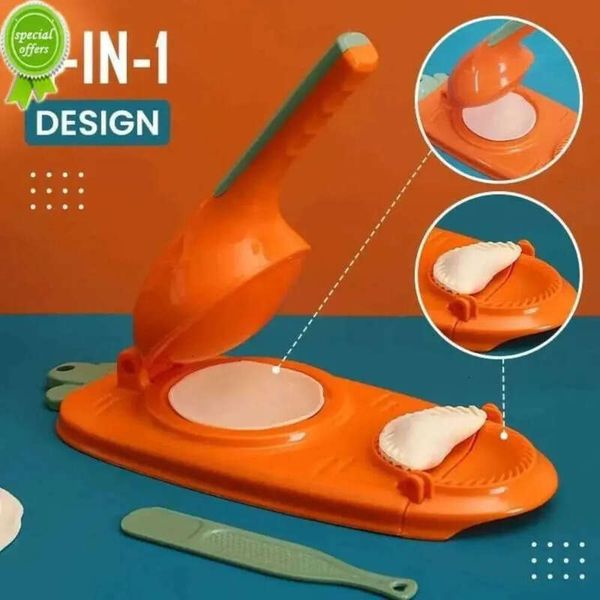 Gadgets Maker New Manual 2-In-1 Efficient Dumpg Wrapper Mold Dough Pressing Tool Kitchen Accessories 0511