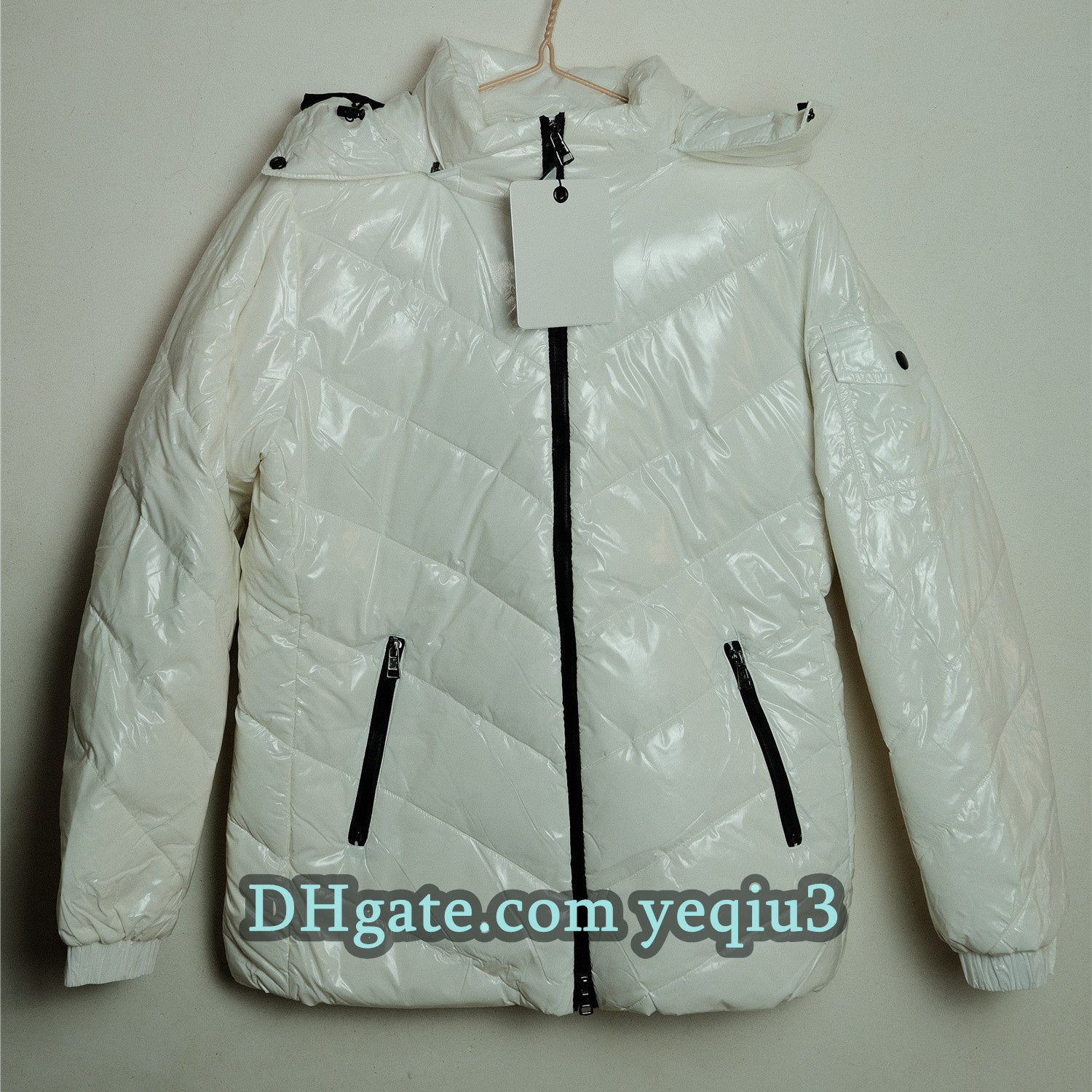 Women Puffer Jacket Women Parkas White Duck Down Puffer Jacket with Fluffy Wolf Fur Collar Warm Designer Winter Parka fOutdoor Streetwear Asian Sizi