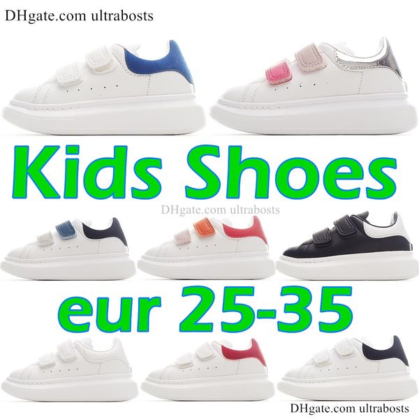 Kids Sneakers Designer Running Oversized Toddler Shoes Boys Girls Casual Leather Velvet Espadrilles Trainers Youth Children Platform Thick B