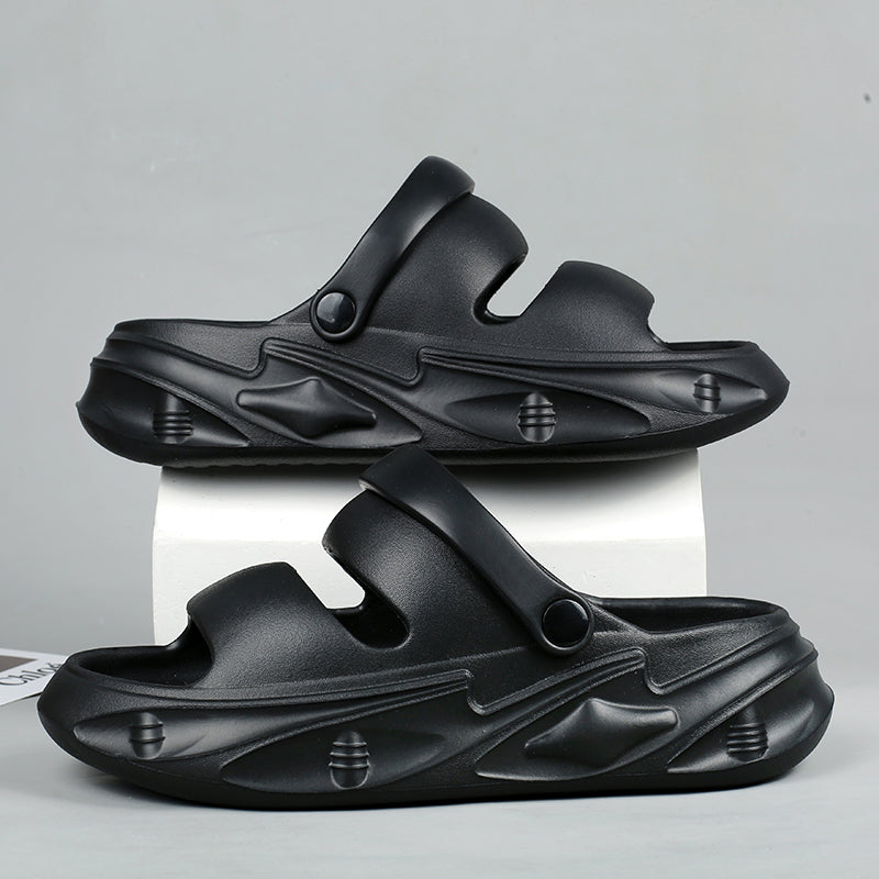 Men&#039;s Outdoor Sandals Slippers Beach Comfortable Thick Sole Clogs Men Casual Shoes Garden Water Shoes Men Women Beach Sandals