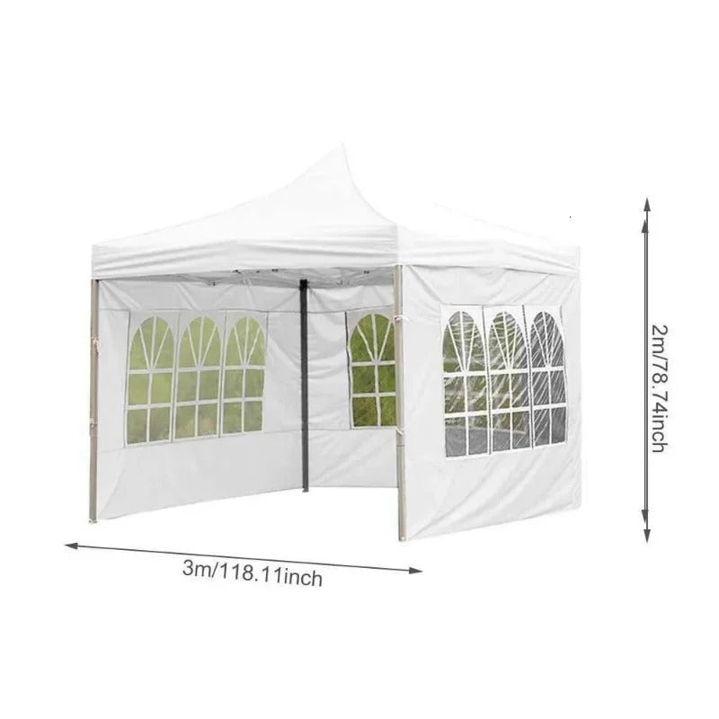 1PC Outdoor Tent Oxford Cloth Side Wall Rainproof Waterproof Tent Gazebo Garden Shade Shelter excluding Tent Roof and Bracket 240309