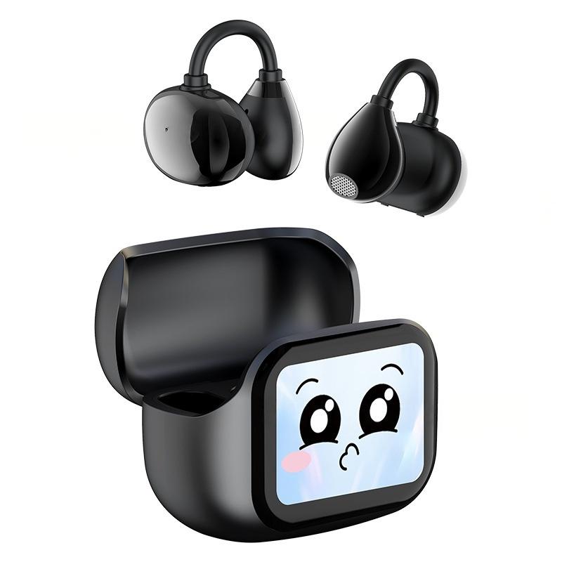 Over-Ear Wireless Bluetooth Earbuds with AI Translation, Full-Color Touchscreen, Long Battery Life & Clear Bluetooth Calling - For Daily Use, Travel