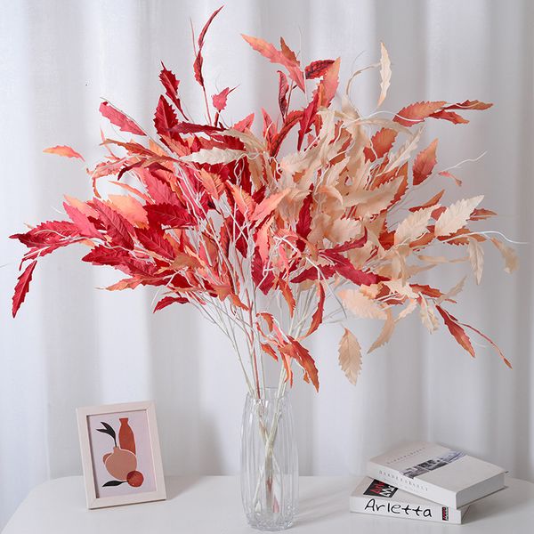 Four For Ai Ye Grass Home Hall Decoration Leaves wers Simulation of Plants