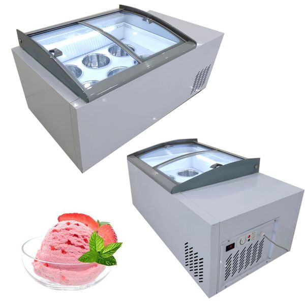 Hot sale gelato display showcase ice cream cabinet display freezers - Cake Showcase