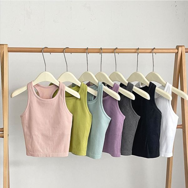 2024 yoga Bra align tank Womens Sport Bra Classic Popular Fitness Butter Soft Tank Gym Crop Yoga Vest Beauty Back Shockproof With Removable