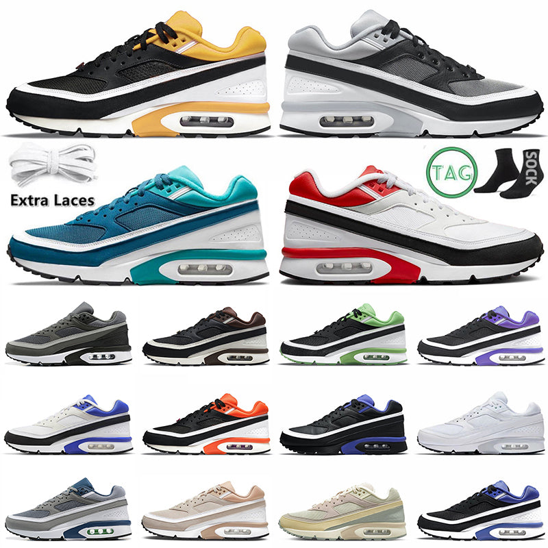 Authentic Sports BW Running Shoes For Womens Mens Air Airmaxs Max Black White Violet Pure Platinum Sport Red Rotterdam Neutral GreySneakers Designer