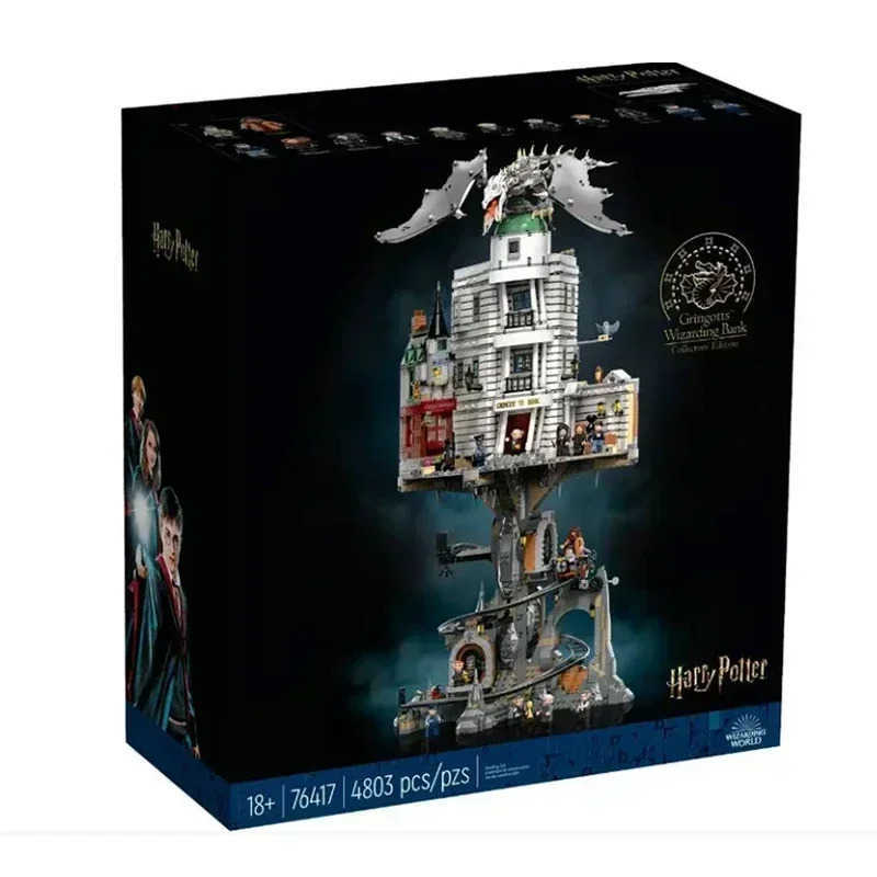 4803pcs Kalein Classic Bank Street View Model Kit Moc Model Building Kits Construction Blocks Toys For Kids Christmas Gift M250711