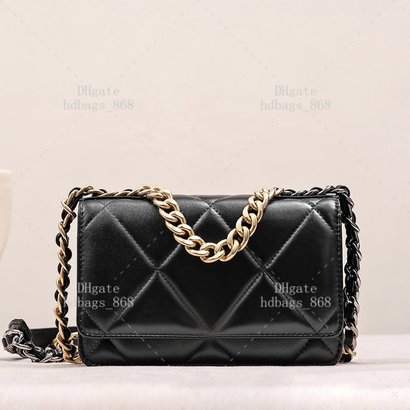 Mini Designer Flap Bags Luxury Shoulder Bags Top Mirror quality Lambskin Leather Chain Bags 19CM With Box C054