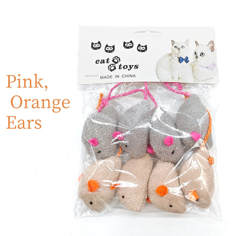 TEMU 3-8 Of Small Mouse Cat Mint Cat Toys- Durable And - Holiday Gift, Valentine's Day