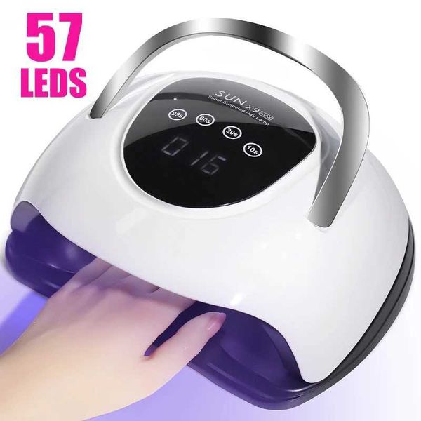 SUN X9 Max UV LED Nail Lamp Fast Drying Gel Nail Polish Dryer 57LEDs Home Use Nail Lamp with Auto Sensor for Manicure Salon Y240801