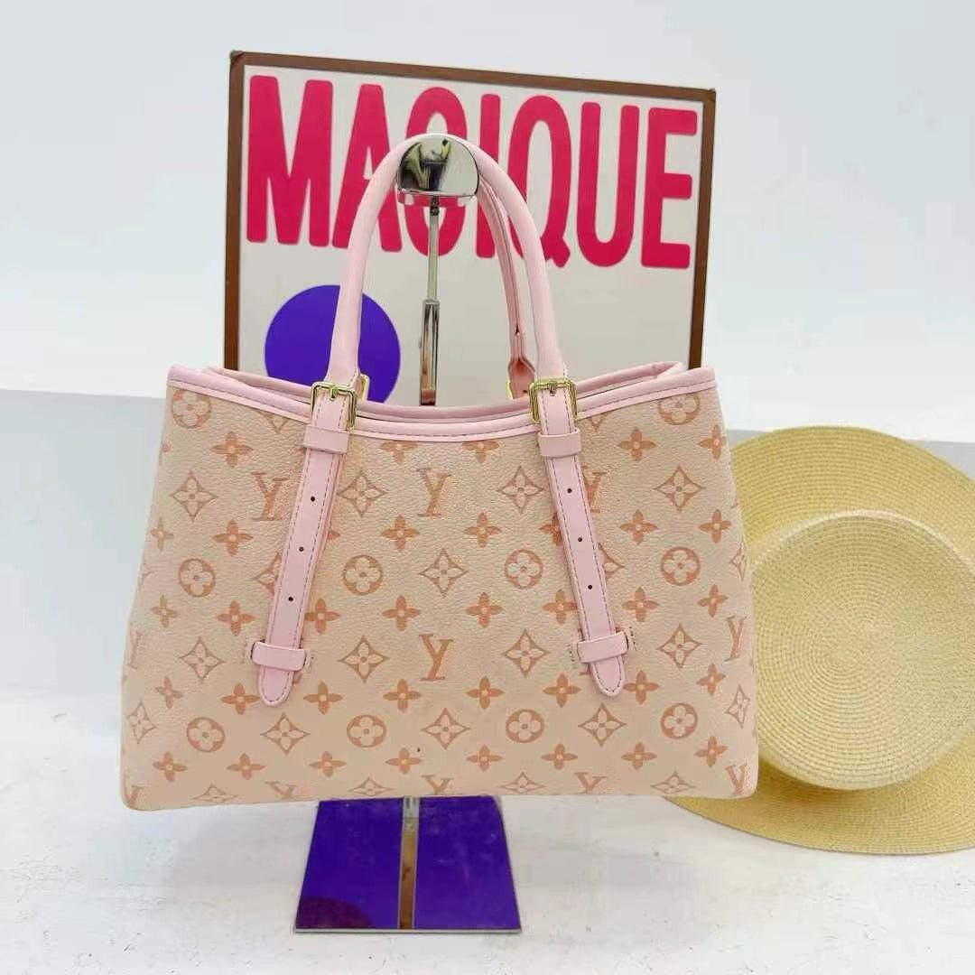 Fashion Monogram Handheld tote bag shoulder bag crossbody bag, Perfect to Carry Laptops & Wallets, Ideal for Office Commutes & City Exploration Elev