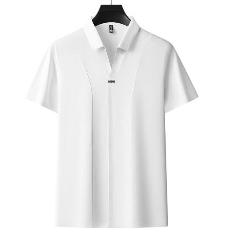 Men&#039;s Polos Brand Autumn Winter Arrivals Soft Knitwear Pure Color Turn-down Collar Sweater Pullover Men Clothing M-4XL