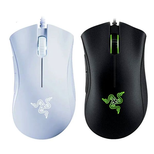 2024 NEWEST Factory wholesale Razer Razer DeathAdder Essential Wired Gaming Mouse Mice 6400DPI Optical Sensor 5 Independently Buttons For La