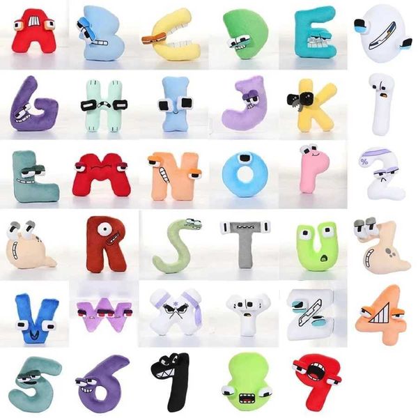 Plush Dolls NEW Alphabet Lore Plush Toy Character Doll Kawaii Stuffed Animal Toys for Children Christmas Gifts z241114